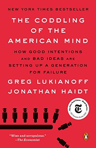 Cover of The Coddling of the American Mind by Jonathan Haidt