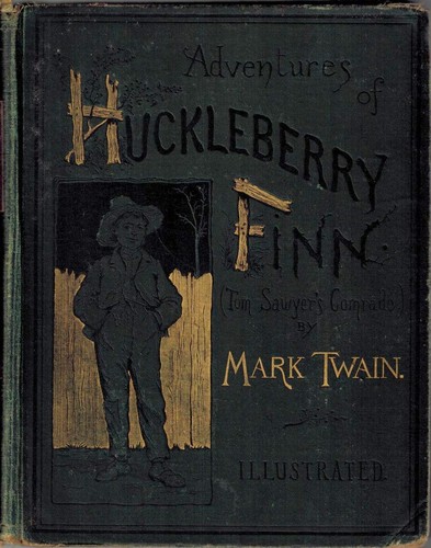 Cover of Adventures of Huckleberry Finn by Mark Twain