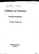 Cover of Children of Gebelawi by Naguib Mahfouz